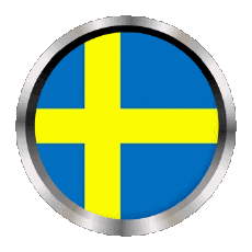 Flags Europe Sweden Round - Rings 