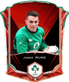 Sports Rugby - Joueurs Irlande James Hume 