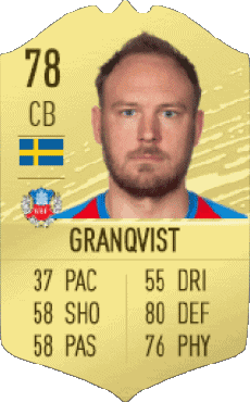 Multimedia Videogiochi F I F A - Giocatori carte Svezia Andreas Granqvist 