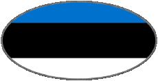Banderas Europa Estonia Oval 
