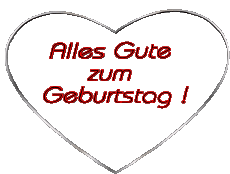 Messagi Tedesco Alles Gute zum Geburtstag Herz 001 