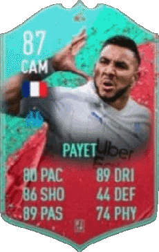 Multimedia Vídeo Juegos F I F A - Jugadores  cartas Francia Dimitri Payet 