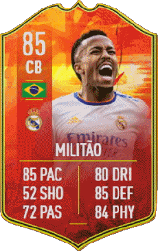 Multimedia Videospiele F I F A - Karten Spieler Brasilien Eder Gabriel Militão 