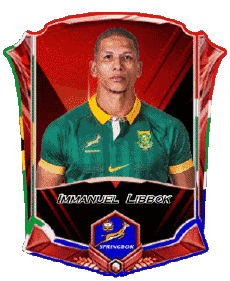 Sport Rugby - Spieler Südafrika Team 2025 Immanuel Libbok 