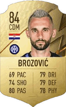 Multimedia Videospiele F I F A - Karten Spieler Kroatien Marcelo Brozovic 