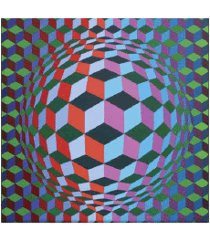 Humour - Fun Artiste  Peintre Victor Vasarely 
