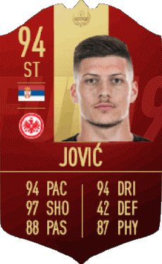 Multimedia Videogiochi F I F A - Giocatori carte Serbia Luka Jovic 
