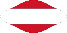 Bandiere Europa Austria Ovale 
