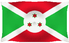 Fahnen Afrika Burundi Welligkeit 