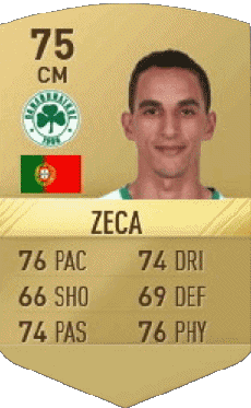 Multimedia Vídeo Juegos F I F A - Jugadores  cartas Grecia José Carlos Gonçalves Rodrigues - Zeca 