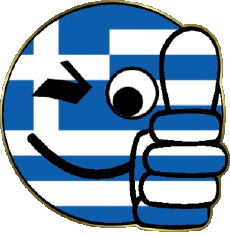 Drapeaux Europe Grèce Smiley - OK 