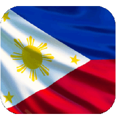 Flags Asia Philippines Square 