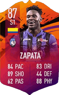 Multimedia Vídeo Juegos F I F A - Jugadores  cartas Colombia Duván Zapata 
