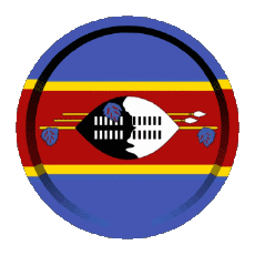 Bandiere Africa Eswatini Rotondo - Anelli 
