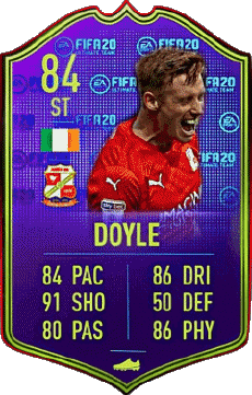 Multimedia Videospiele F I F A - Karten Spieler Irland Eoin Doyle 