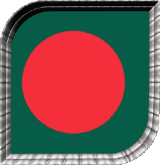 Drapeaux Asie Bangladesh Carré 