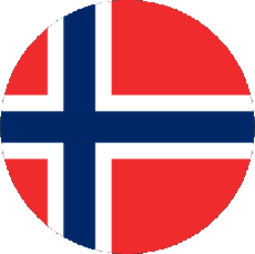 Bandiere Europa Norvegia Tondo 