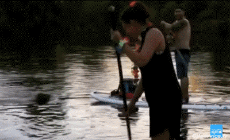 Humor -  Fun Sport Paddle Stürze - Fail 