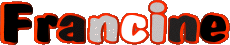 Nome FEMMINILE - Francia F Francine 