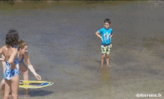 Humour - Fun Sports Skim board Gamelle - Fail 