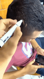 Humor -  Fun MENSCHEN Friseurhaare Serie 01 