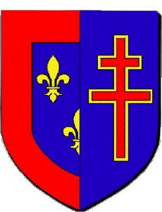 Banderas Francia Departamentos - Ciudades 49 Maine et Loire 