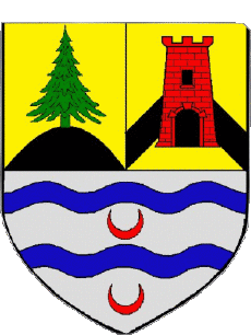 Blason-Drapeaux France Départements - Villes 01 CULOZ 