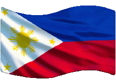 Fahnen Asien Philippinen Rechteck 