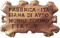 1889-Transporte Coche Fiat Logo 1889