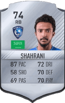 Multi Média Jeux Vidéo F I F A - Joueurs Cartes Arabie Saoudite Yasser Al Shahrani 