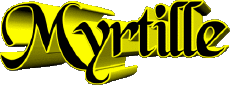 Nombre FEMENINO - Francia M Myrtille 