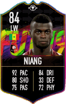 Multimedia Vídeo Juegos F I F A - Jugadores  cartas Senegal M'Baye Niang 