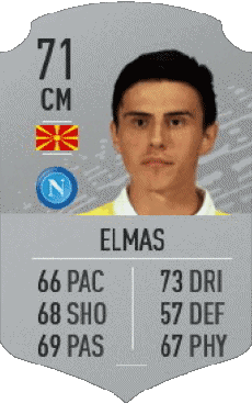 Multimedia Vídeo Juegos F I F A - Jugadores  cartas Macedonia Eljif Elmas 
