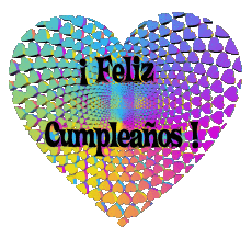 Messages Spanish Feliz Cumpleaños Corazón 012 
