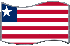 Drapeaux Afrique Libéria Rectangle 