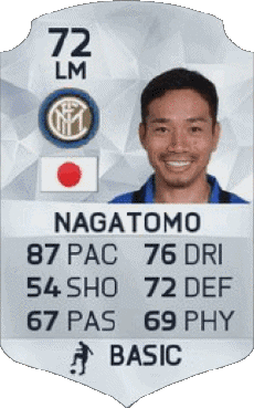 Multi Média Jeux Vidéo F I F A - Joueurs Cartes Japon Yuto Nagatomo 
