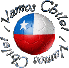 Messages Espagnol Vamos Chile Fútbol 