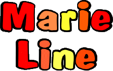 Nombre FEMENINO - Francia M Compuesto Marie Line 