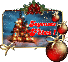 Messagi Francese Joyeuses Fêtes (Noël) Serie 09 