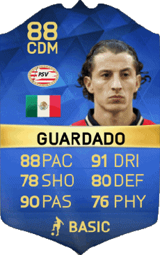 Multimedia Vídeo Juegos F I F A - Jugadores  cartas México Andrés Guardado 