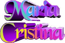 First Names FEMININE - Italy M Composed Maria Cristina 