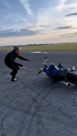 Humour - Fun Transports Motos Route Gamelles Fail 02 