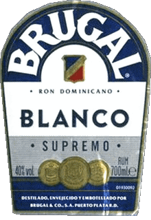 Blanco-Bebidas Ron Brugal 