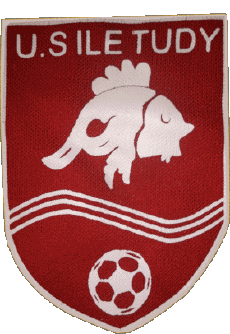 Sports FootBall Club France Logo Bretagne 29 - Finistère US Les Rougets de l'Ile Tudy 