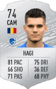 Multimedia Vídeo Juegos F I F A - Jugadores  cartas Rumania Ianis Hagi 