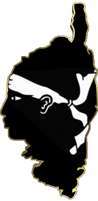 Flags France Regions Corsica Map 