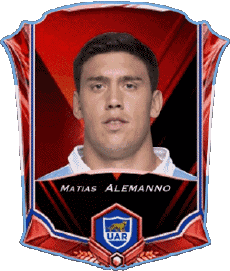 Sports Rugby - Joueurs Argentine Matias Alemanno 