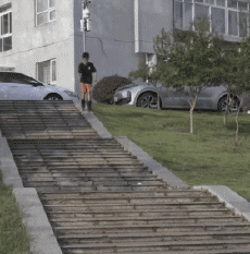 Humor -  Fun Sports Roller Skate Gamelle Fail 