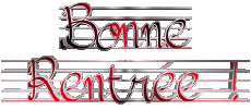 Messages French Bonne Rentrée Transparent Background 01 