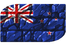 Bandiere Oceania Nuova Zelanda Rettangolo 